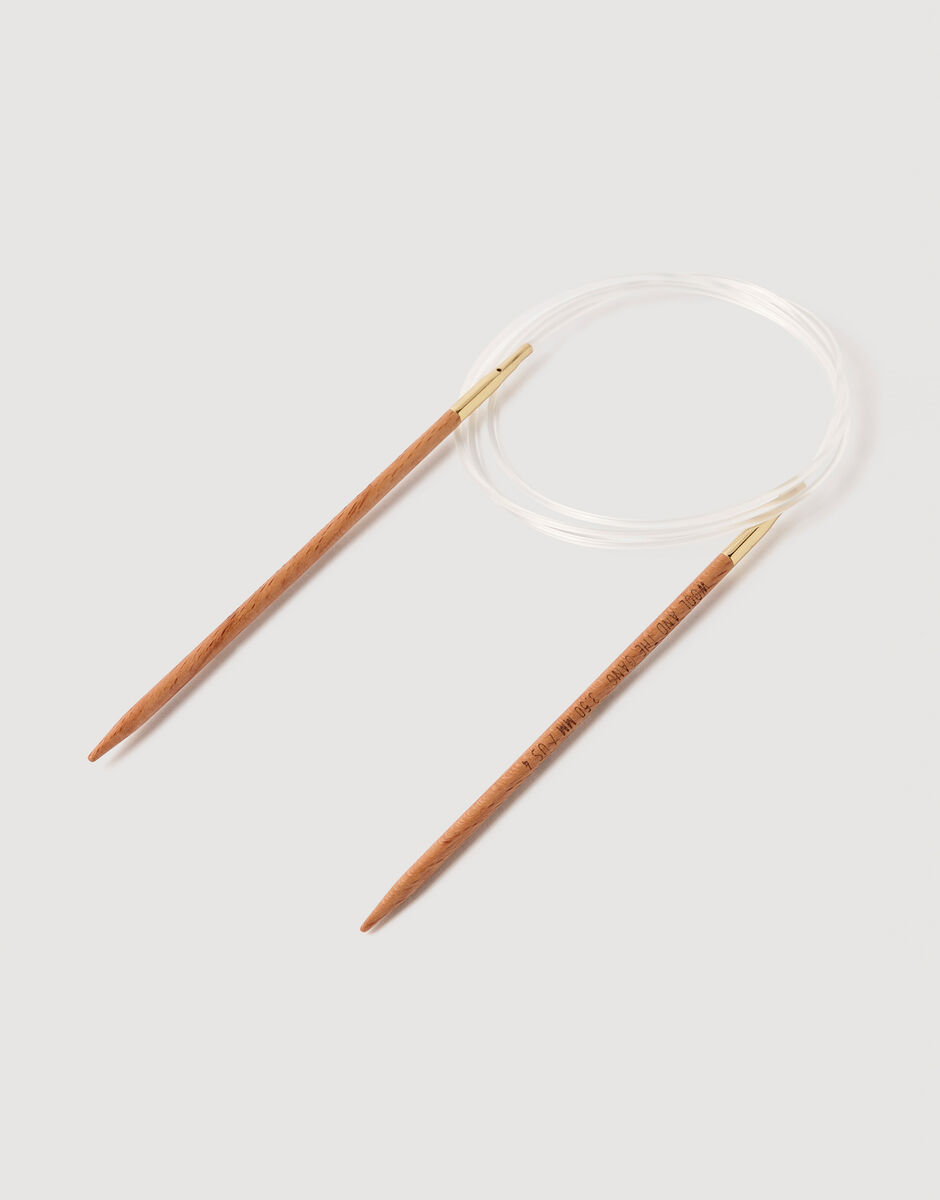 Aiguilles Circulaires Beechwood 3.5mm, longueur 100cm