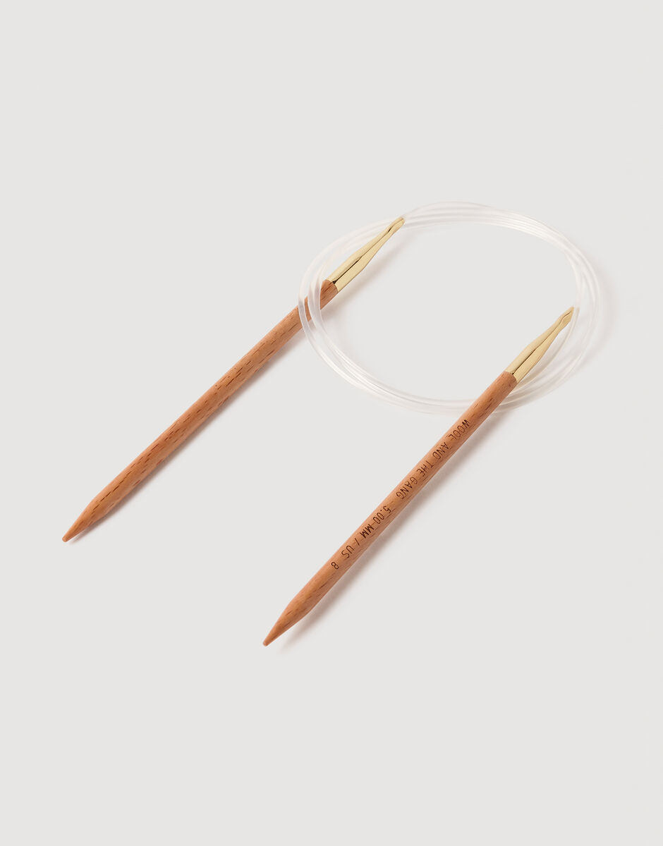 Aiguilles Circulaires Beechwood 5mm, longueur 100cm