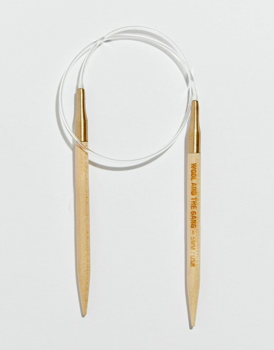 Circular Needles - Last Chance to Buy Maplewood 5mm/US8 Length: 40cm/16