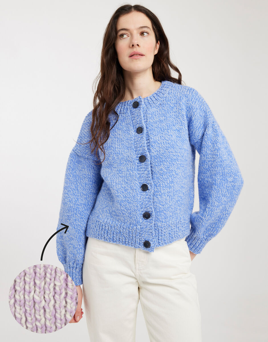 Copycat Cardigan Ivory Punch