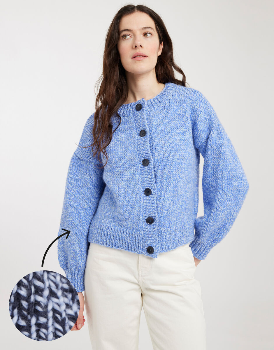 Copycat Cardigan Midnight Powder