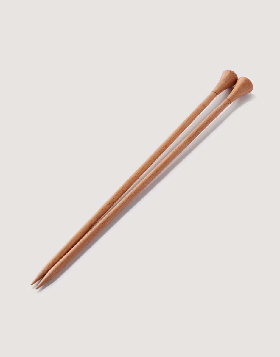 Aiguilles à Tricoter Droites Beechwood 7mm/US10.75