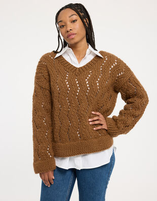 Pull Folklore Fawn Brown