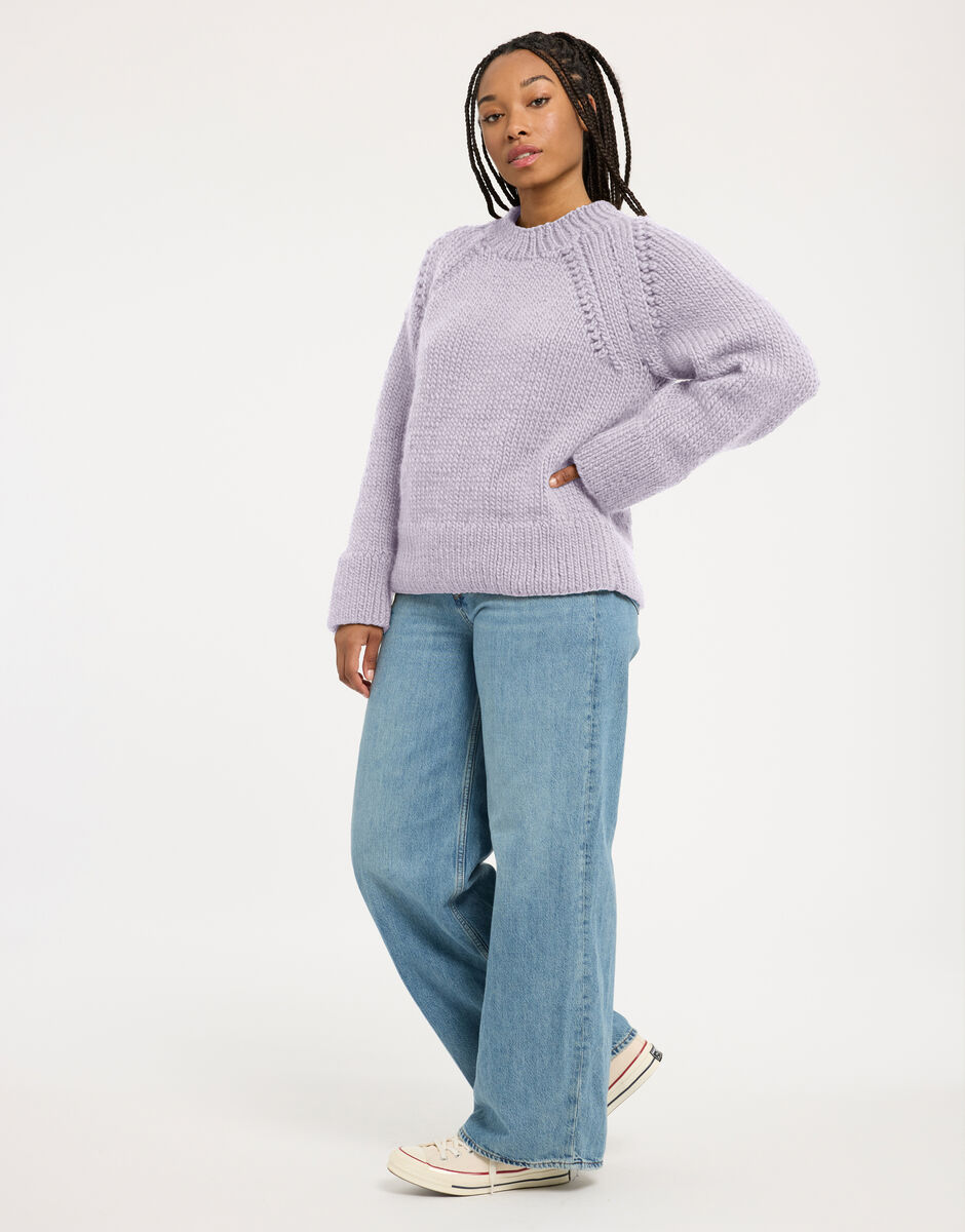 Willow Sweater Lilac Powder