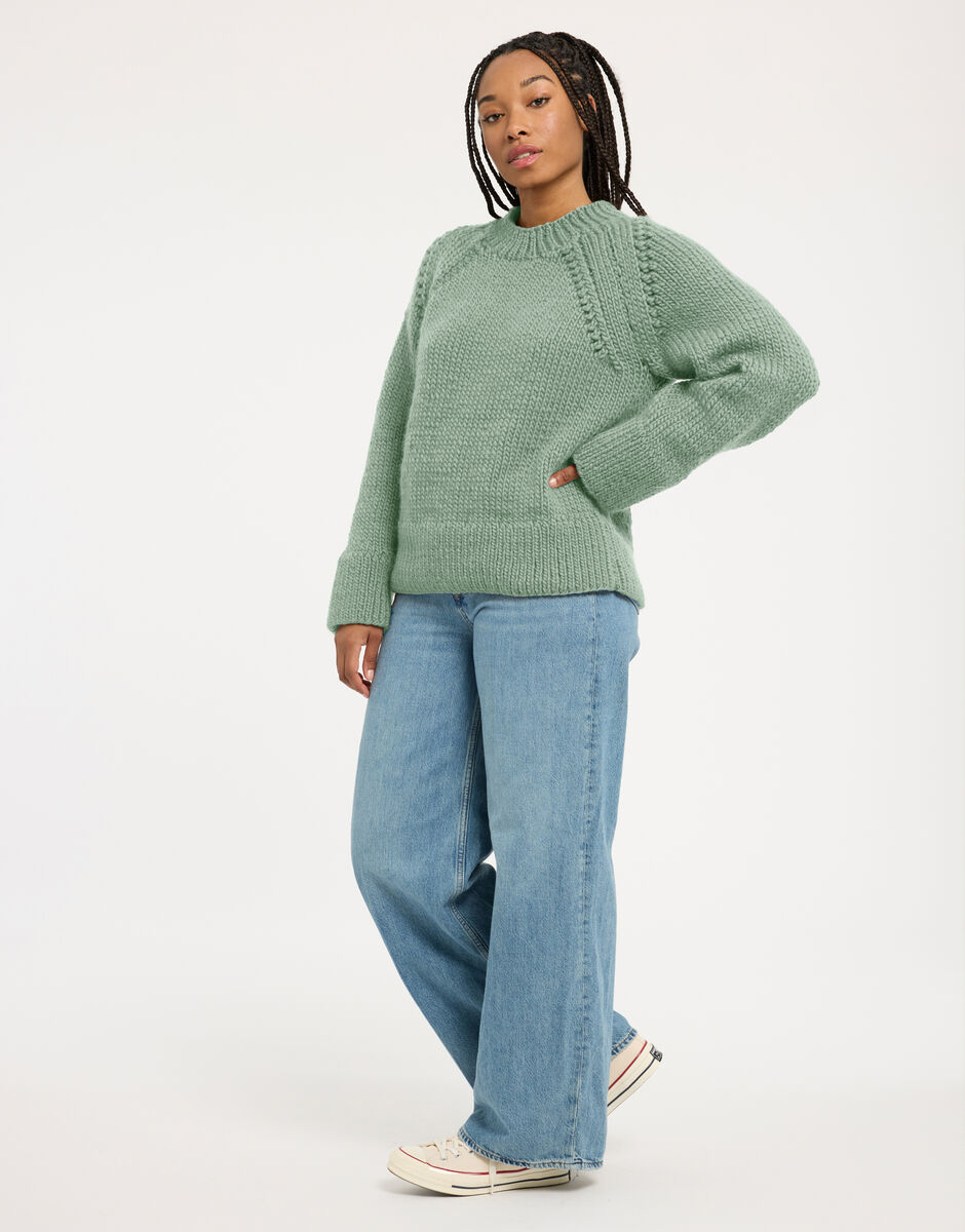 Willow Sweater Eucalyptus Green