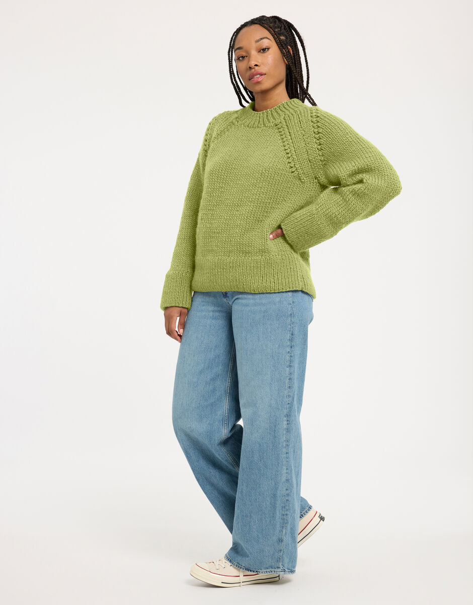 Willow Sweater Apple Green