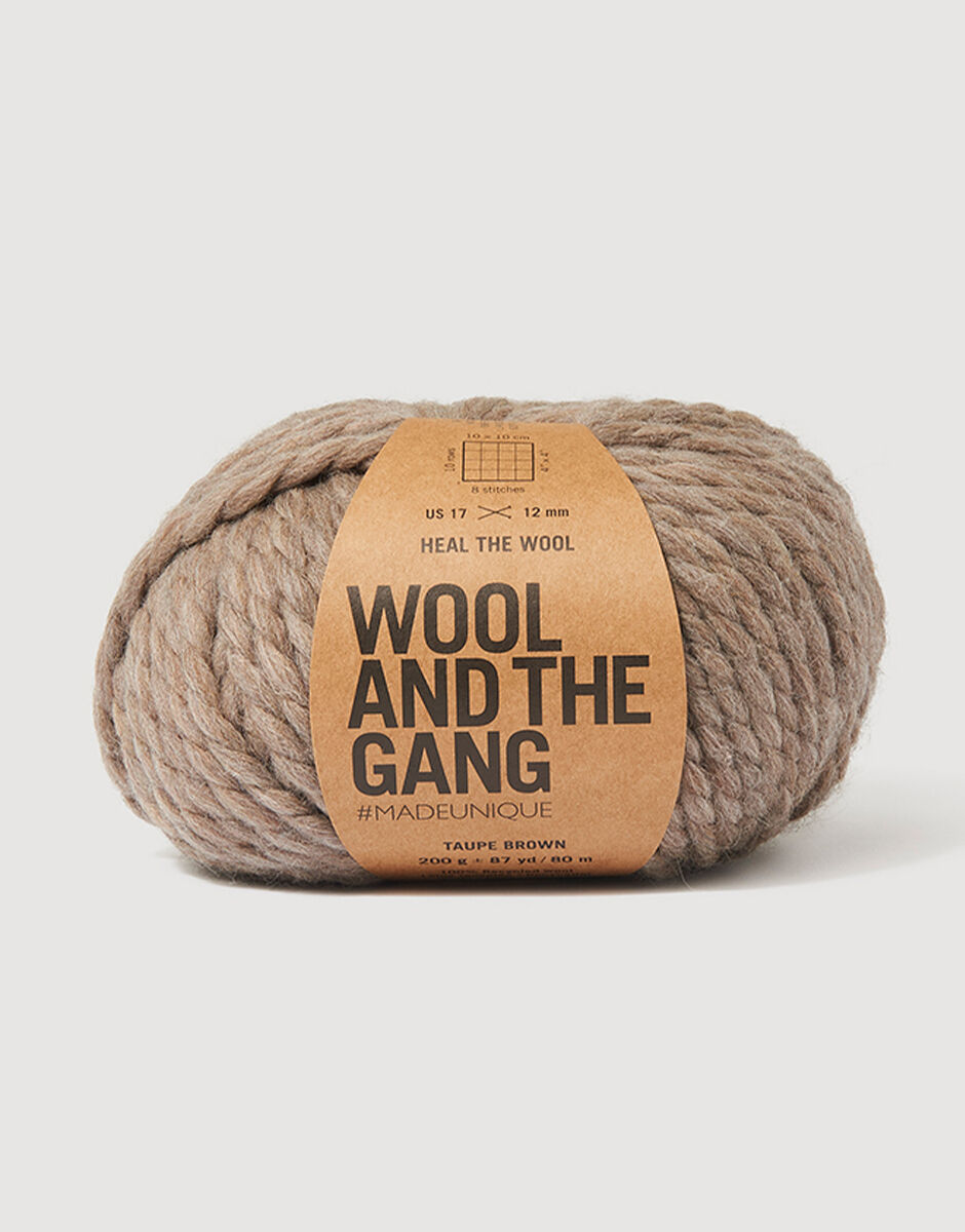 Heal The Wool Taupe Brown