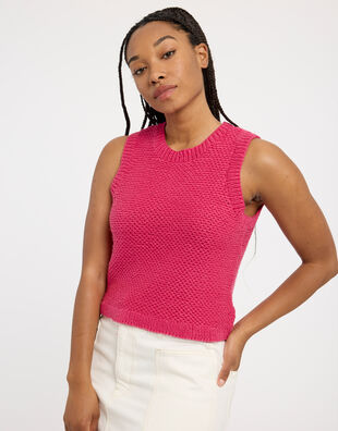Heaven Tank Fuchsia Pink