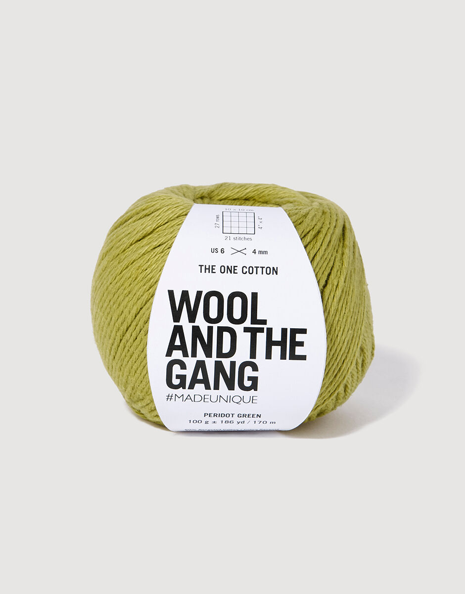 The One Cotton Peridot Green