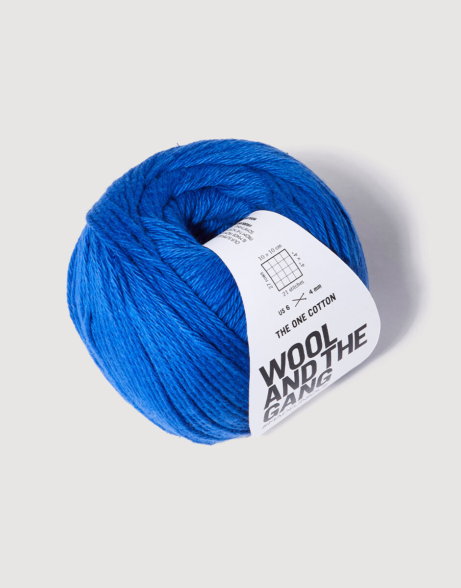 The One Cotton Azure Blue