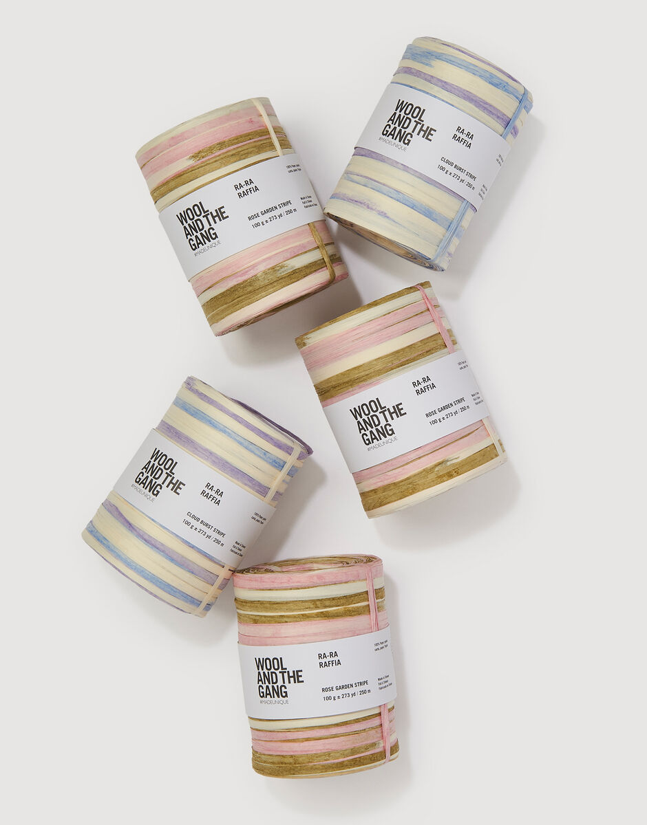 Ra-Ra Raffia Stripe - 5 pelotes