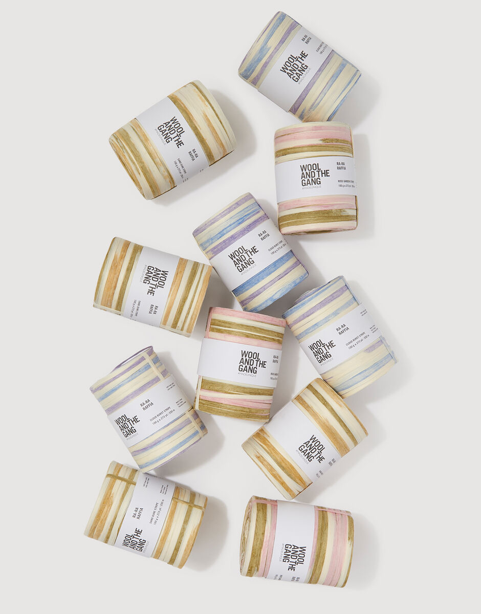 Ra-Ra Raffia Stripe Bundle - 10 Balls
