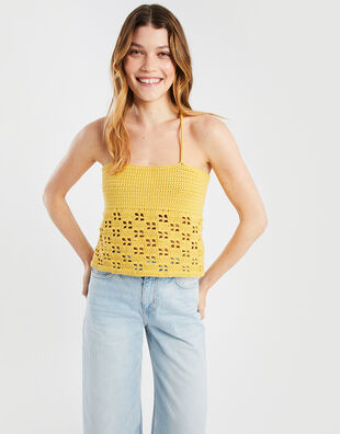 Clairo Top Chalk Yellow