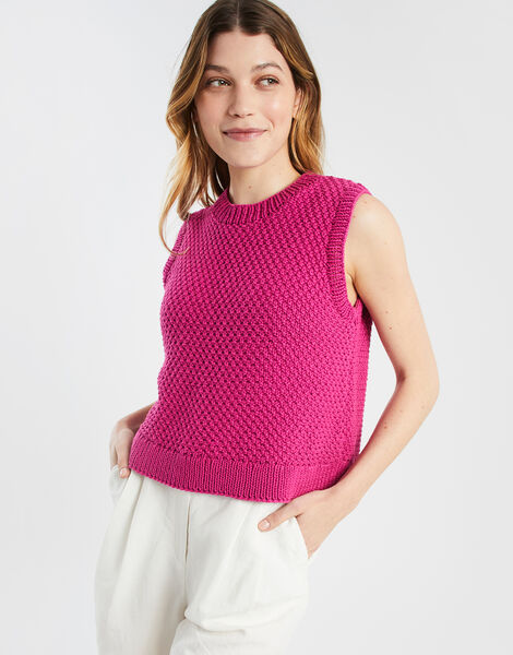 Charm Tank Hot Pink
