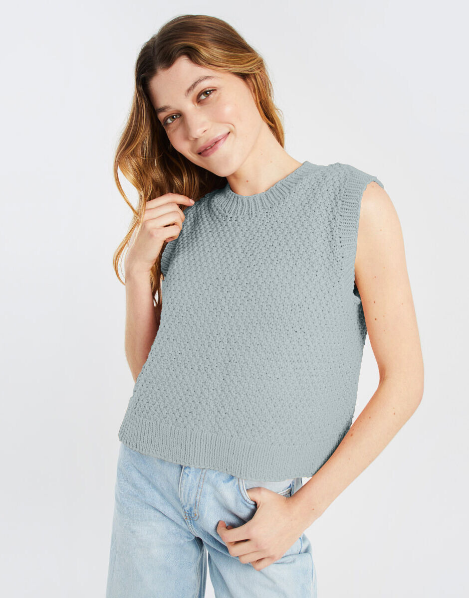 Débardeur Charm Duck Egg Blue