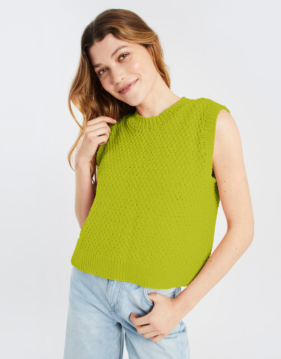 Débardeur Charm Lime Green