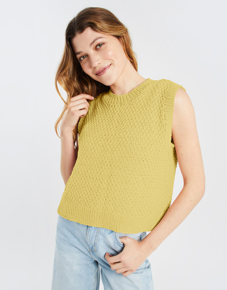 Débardeur Charm Chalk Yellow