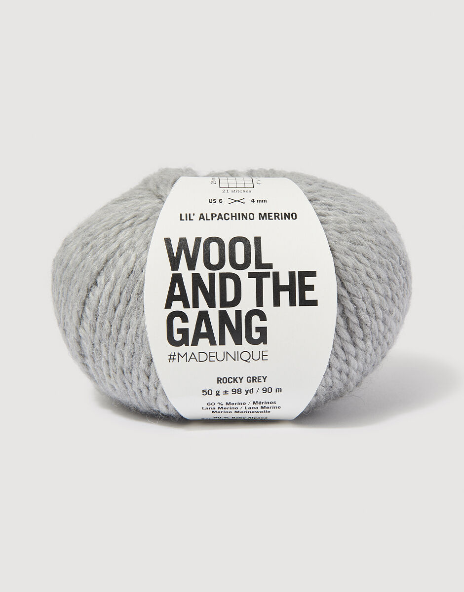 Lil' Alpachino Merino Rocky Grey
