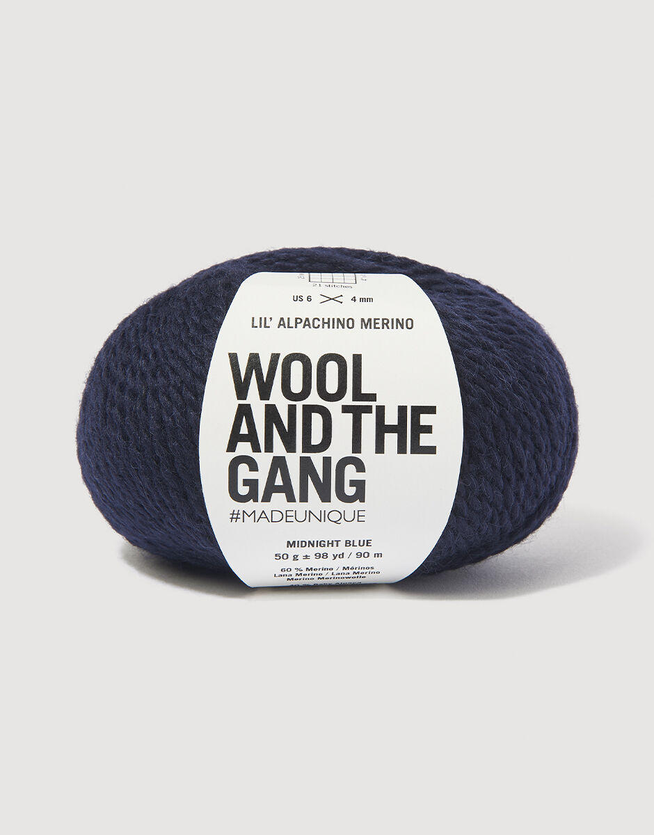 Lil' Alpachino Merino Midnight Blue
