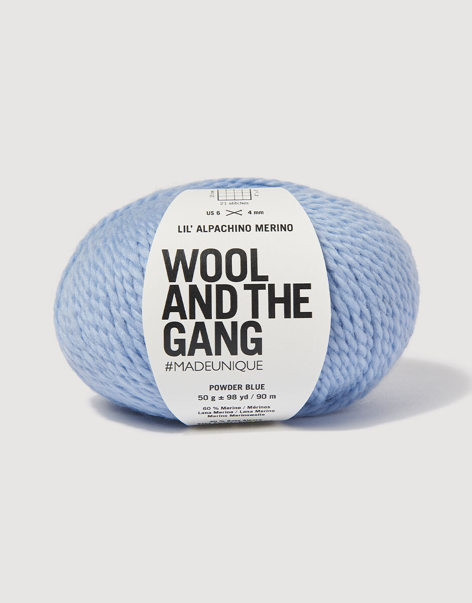 Lil' Alpachino Merino Powder Blue