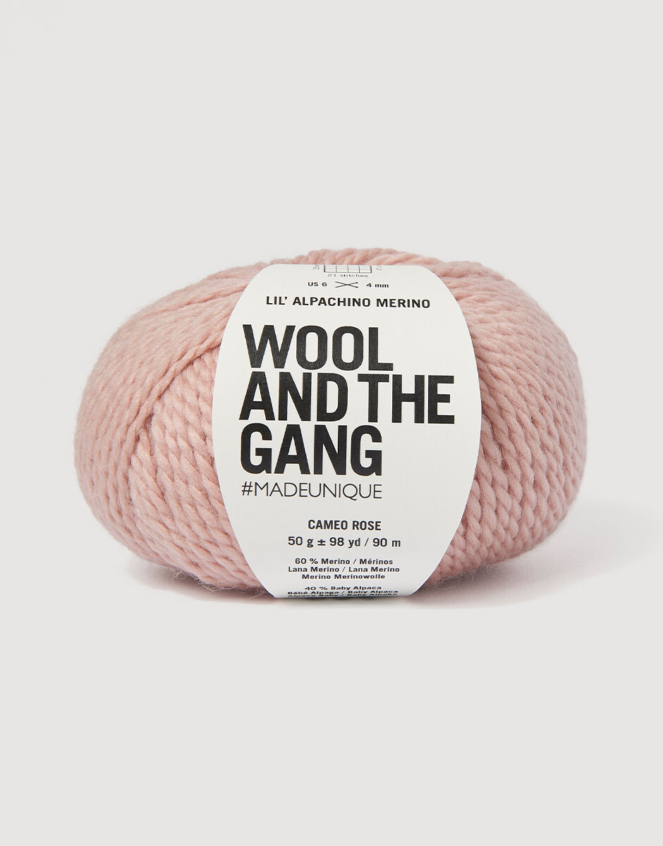 Lil' Alpachino Merino Cameo Rose