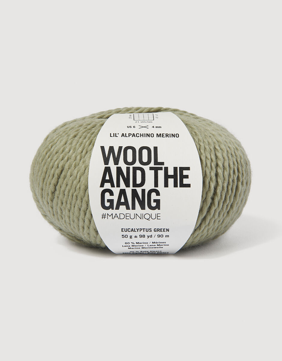 Lil' Alpachino Merino Eucalyptus Green