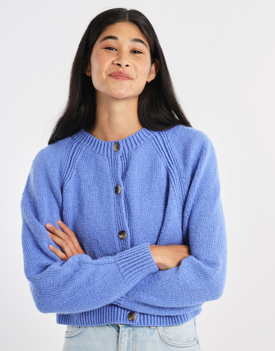 Dive Cardigan Cornflower Blue