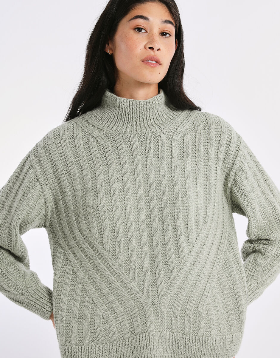 Dean Sweater Eucalyptus Green