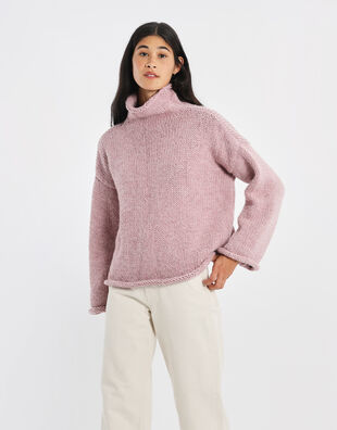 Audrey Pullover Pink Heather