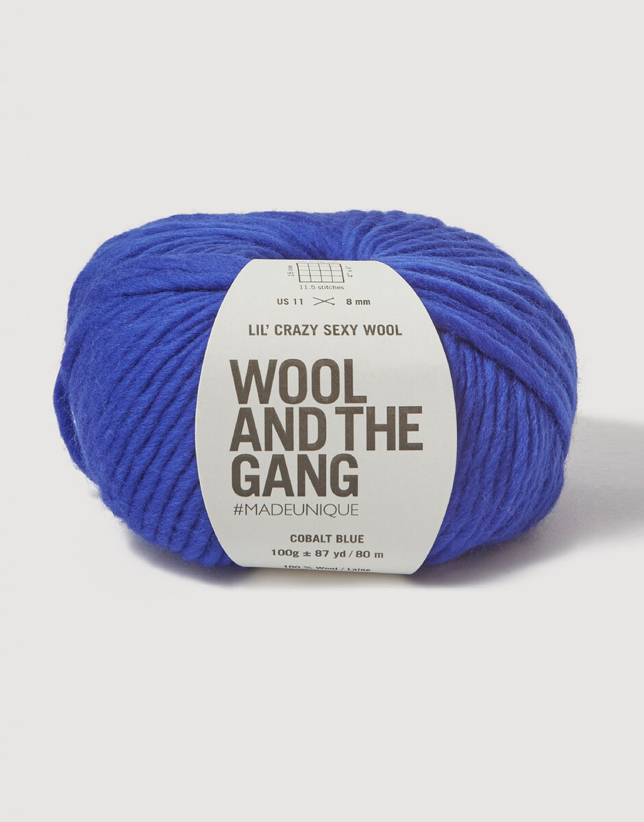 Lil' Crazy Sexy Wool Colbalt Blue