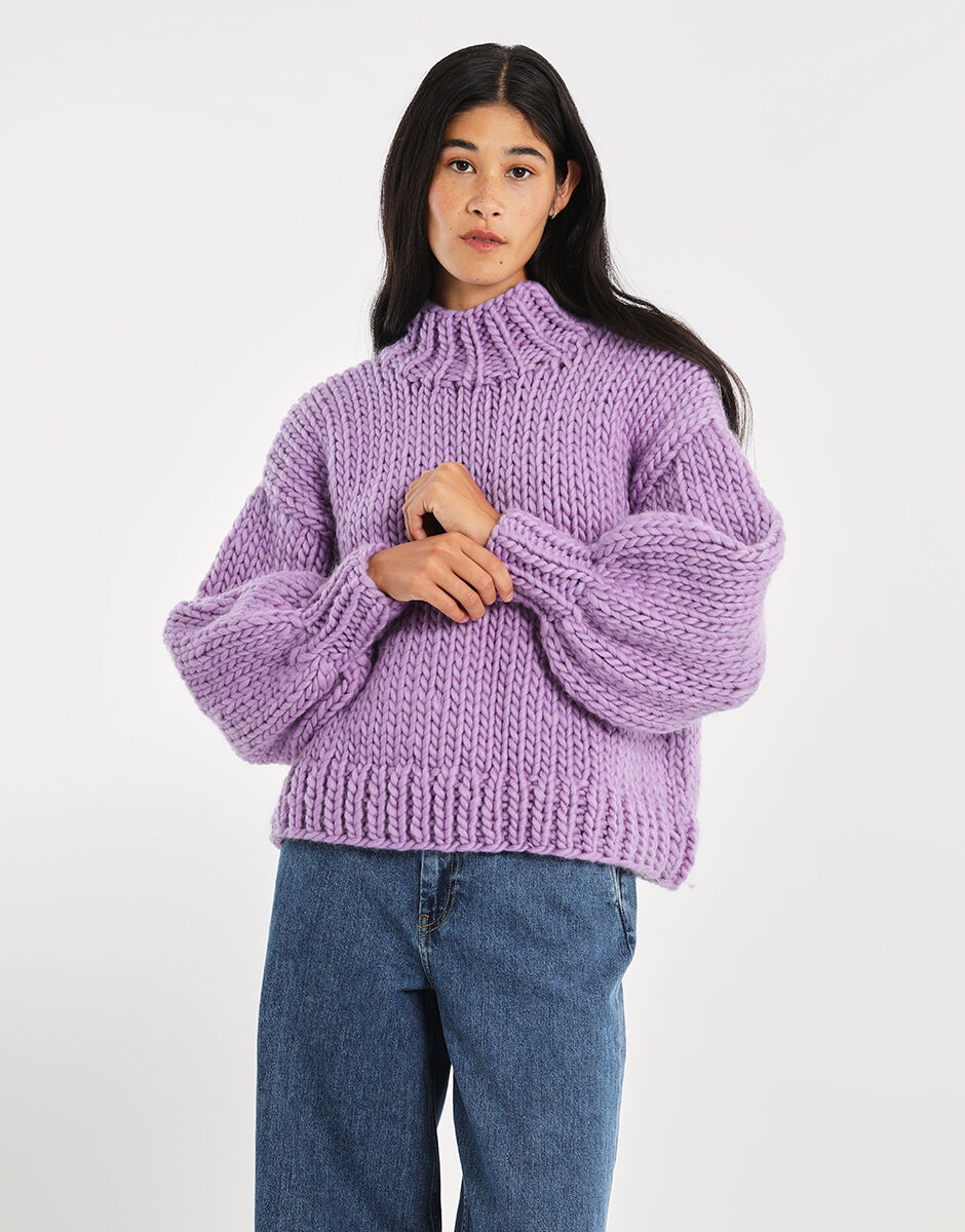 Sometimes Sweater Parma Purple