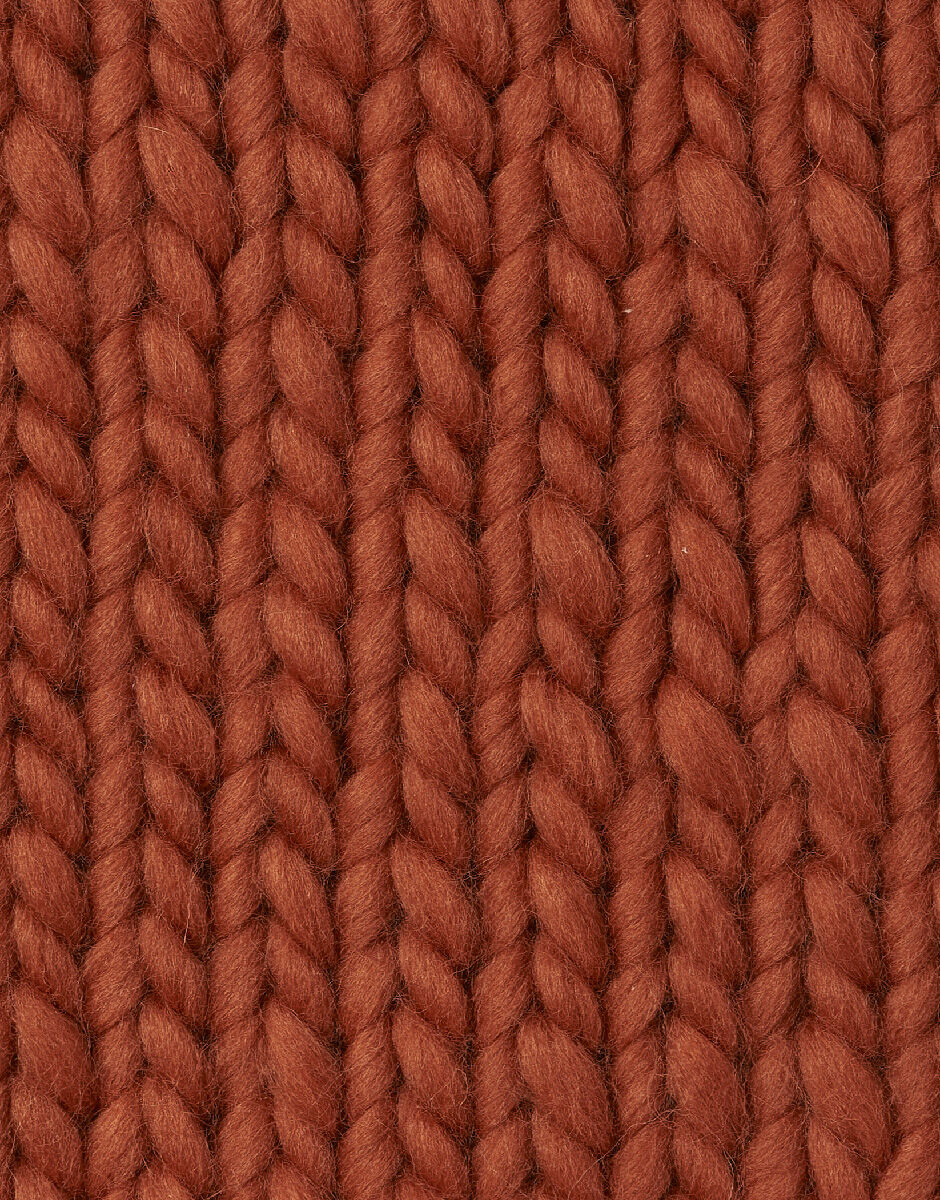 Game Of Wool Cardigan Earthy Orange
