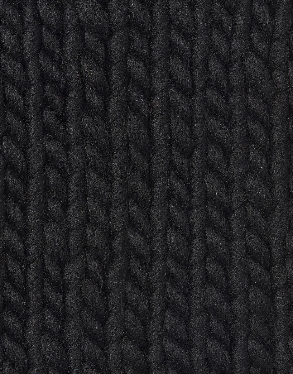 Game Of Wool Cardigan Space Black
